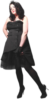 dangerousfx-black-gothic-pinstripe-frilly-wrap-buckle-swishy-waistcoat-top